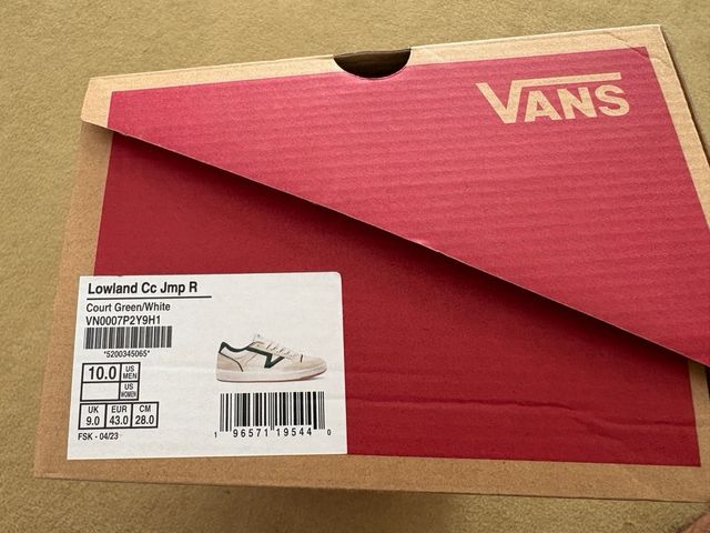 Zapatillas Vans Lowland Blancas y Verdes