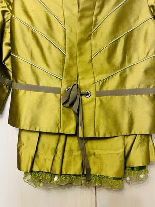 Conjunto de vestido verde