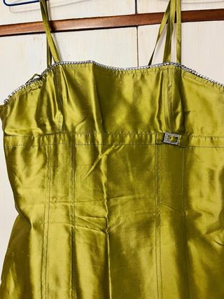 Conjunto de vestido verde