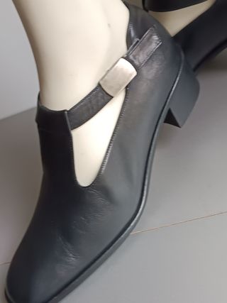 Paola Palestri Scarpe Mary Jane T-Bar Pelle