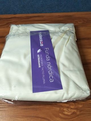 Todocama – Funda nórdica beige 155x220