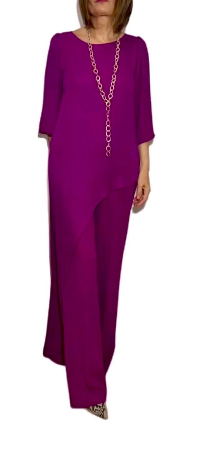 Mono fiesta capa fucsia