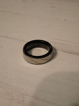 Anillo plateado talla 25