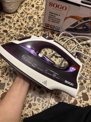 Plancha de ropa SOGO vapor profesional