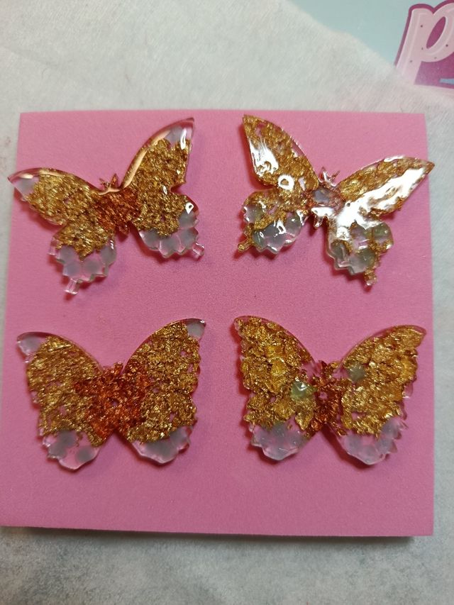 Pendientes Mariposa Dorados