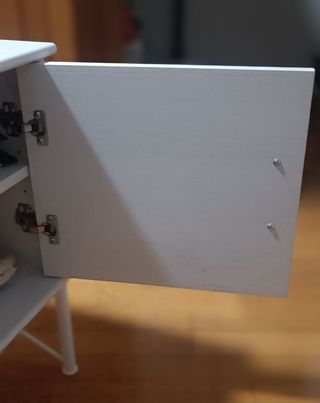 Mueble auxiliar blanco