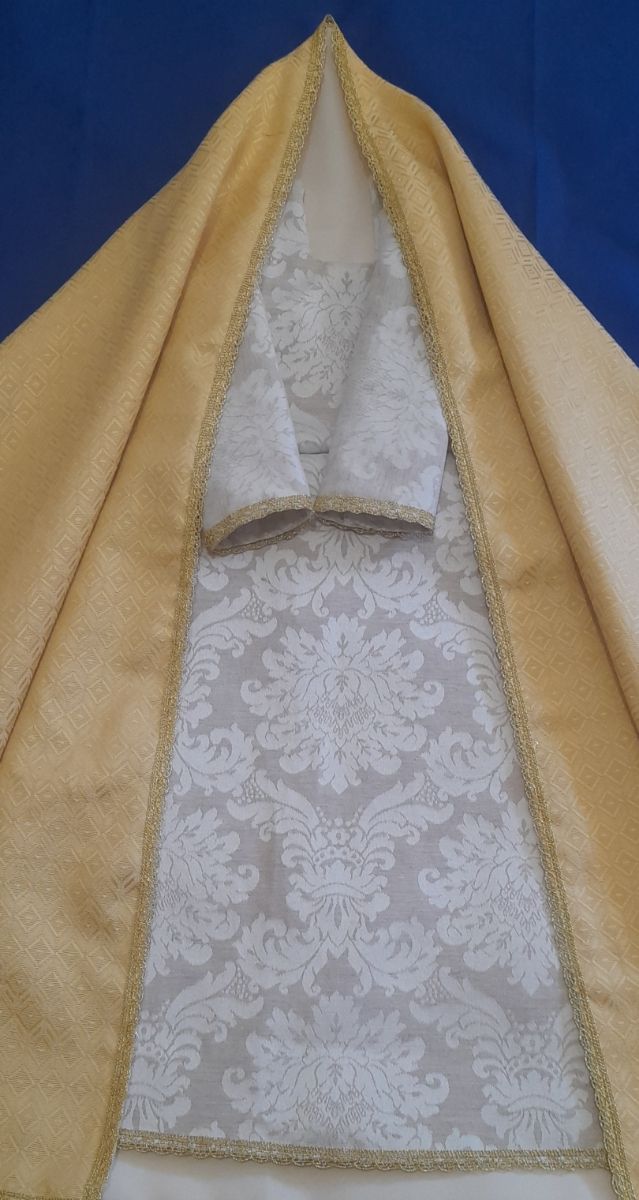 Conjunto para virgen de candelero