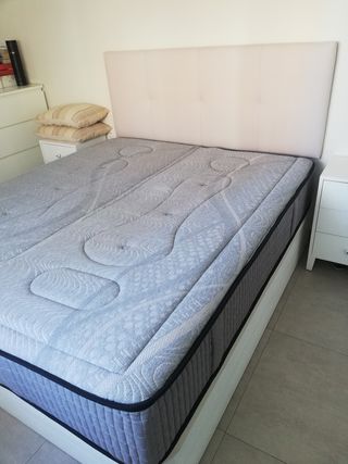 Canape 160cm + Colchón Muelle Ensacado