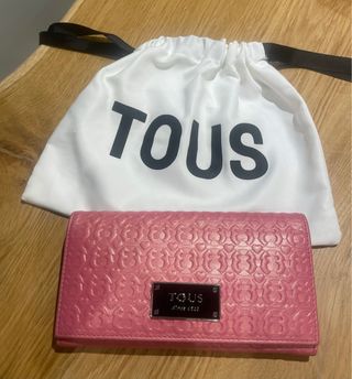 Billetera Tous Rosa con Estampado