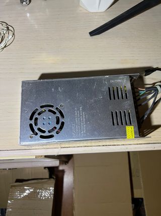 Fuente alimentación + controlador LED