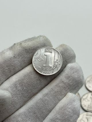 64 Monedas 1 Leu Moldavia