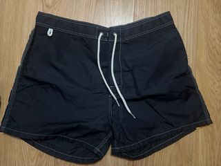 Bañador Sundek Negro Tiras Arcoíris