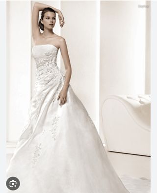 Vestido de Novia Blanco.La sposa
Modelo Dafne