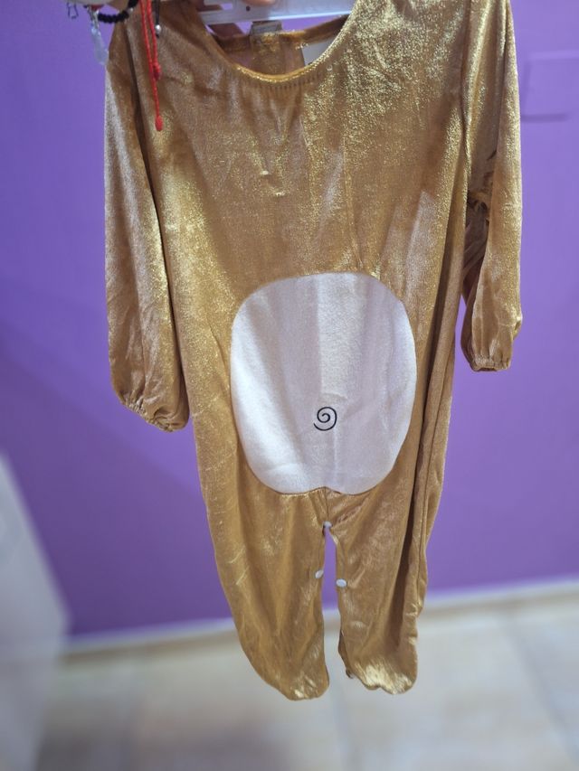 Disfraz de mono para bebé