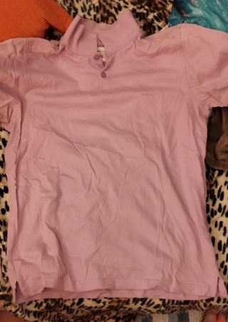 Camiseta Polo Rosa unisex 