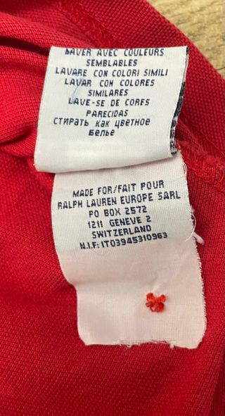 Polo Ralph Lauren Uomo Taglia S Rossa