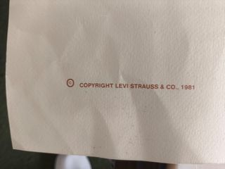 Póster Levi's We Put A Little Blue Jean