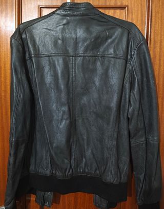 Chaqueta Zara Negra/Marrón