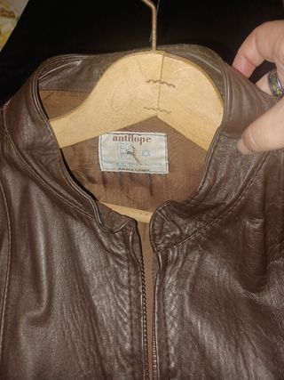 Chaqueta de cuero Antilope Marrón