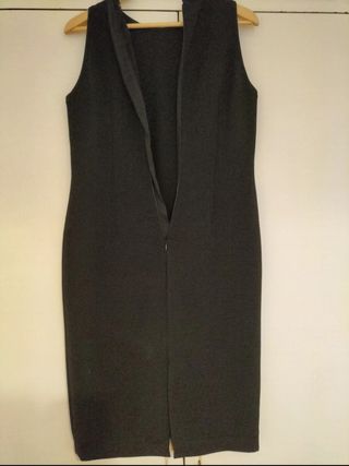 Vestido negro Massimo Dutti