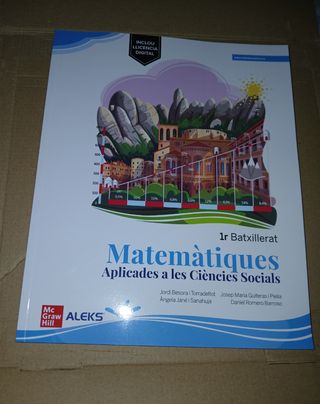 1r Bachillerato Matemàtiques Aplicades a les CS.