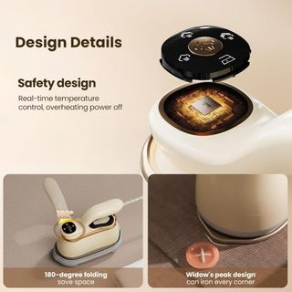 Plancha Vapor Portátil MiTdir 175x80mm