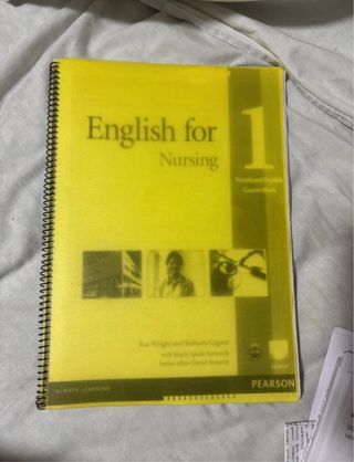 Libro English for Nursing 1 Pearson