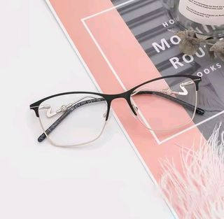Gafas de vista metal negro y plata graduadas