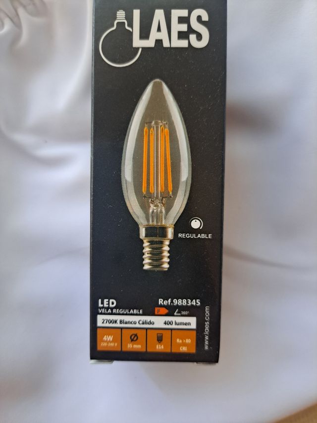 Bombillas LED Vela LAES (4W, 400 lúmenes)