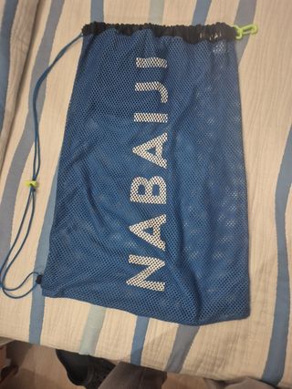 Bolsa de malla Nabaiji azul