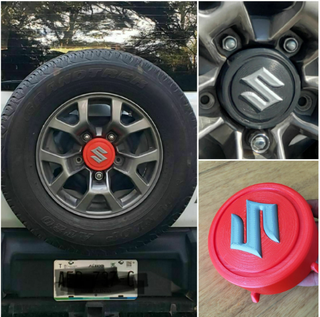 TAPA CENTRAL RUEDA DE REPUESTO SUZUKI JIMNY