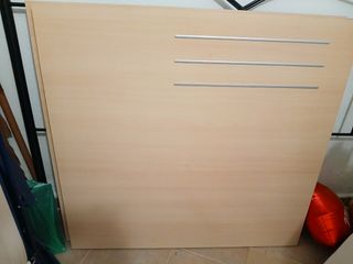 Dos cabeceros para cama de 90cm madera