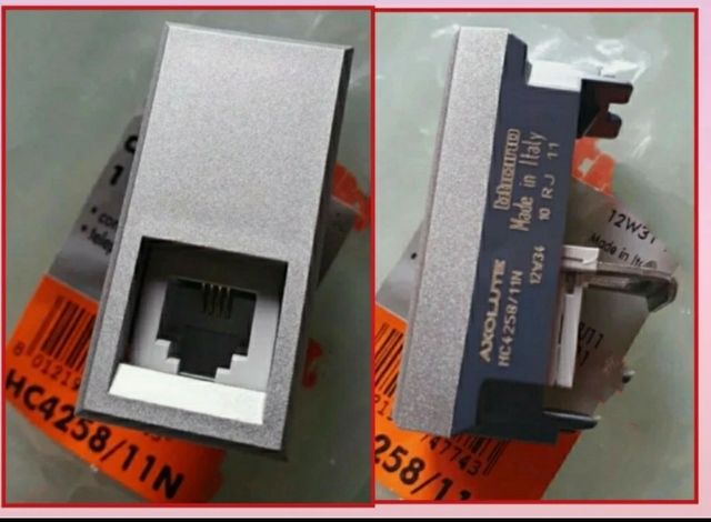 Presa telefonica RJ11 Axolute BTicino Grigia