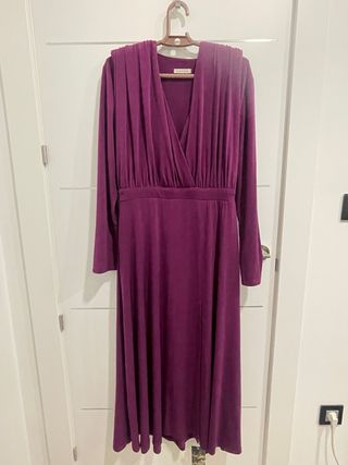 Vestido morado fiesta nuevo Tienda Delacroix Brand