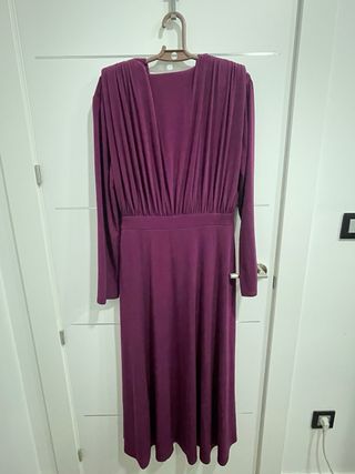 Vestido morado fiesta nuevo Tienda Delacroix Brand