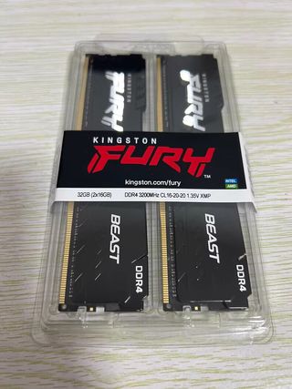 Kingston Fury Beast DDR4 32GB (2x16GB) 3200MHz