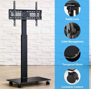 Soporte TV Móvil 32-65 Negro
