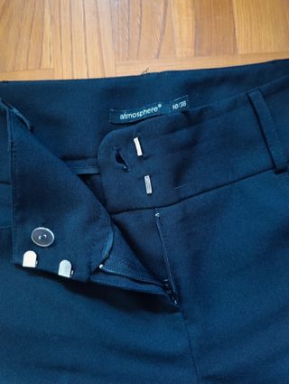 2 Pantalones de vestir negros mujer