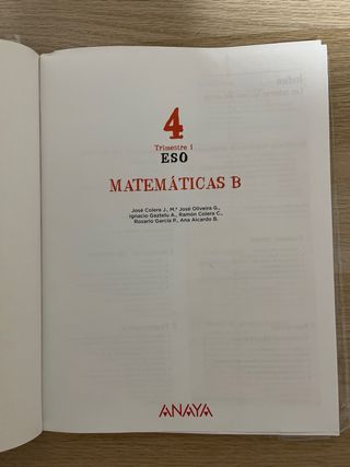 Matematicas B