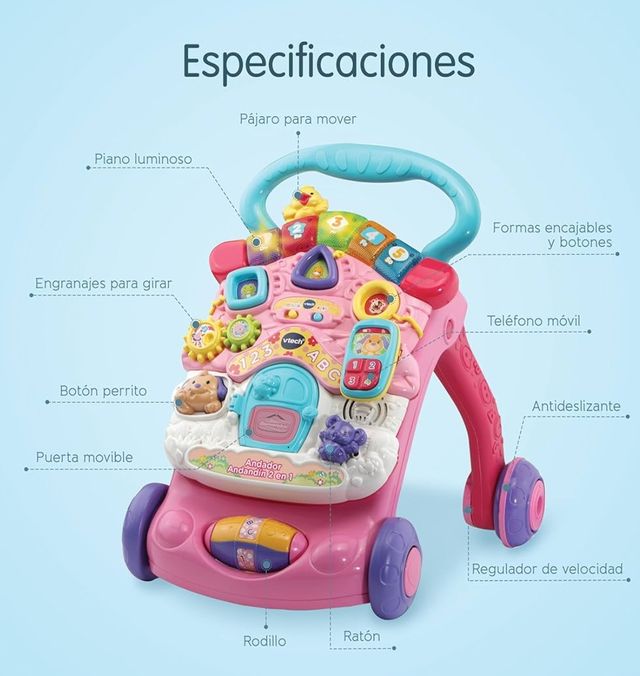 Correpasillos Vtech Andador 2 en 1