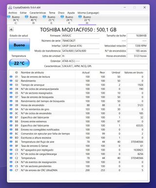 6 discos duros 500GB portátil 