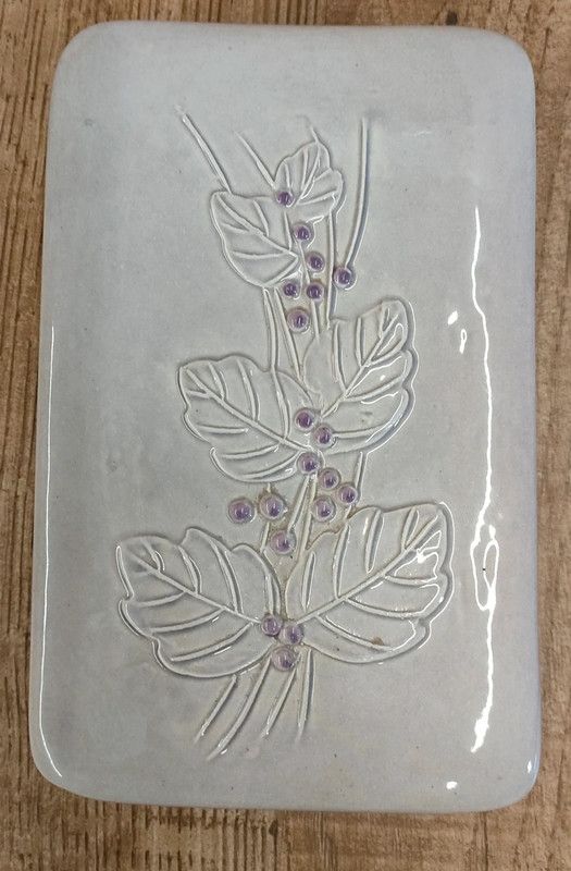 Scatola ceramica Menoni Ital fatta a mano