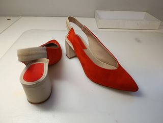 Zapatos Stradivarius Coral/Rojo Talla 36