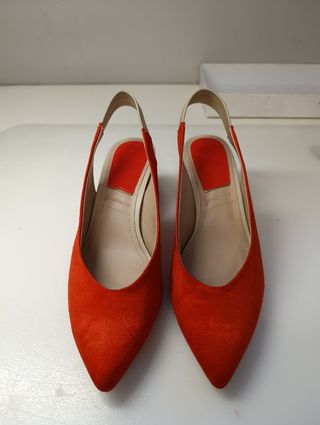 Zapatos Stradivarius Coral/Rojo Talla 36