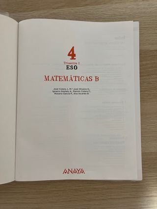 Matematicas B