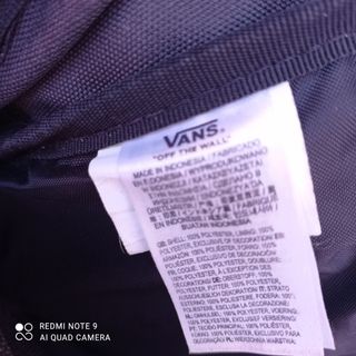 Mochila VANS negra