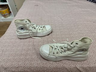 Converse Blancas Plataforma
