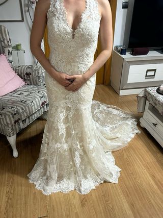 Vestido de Novia Blanco - Pronovias 2018