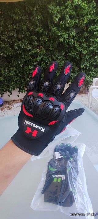 Guantes de moto Kawasaki 