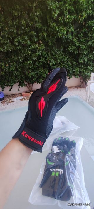 Guantes de moto Kawasaki 